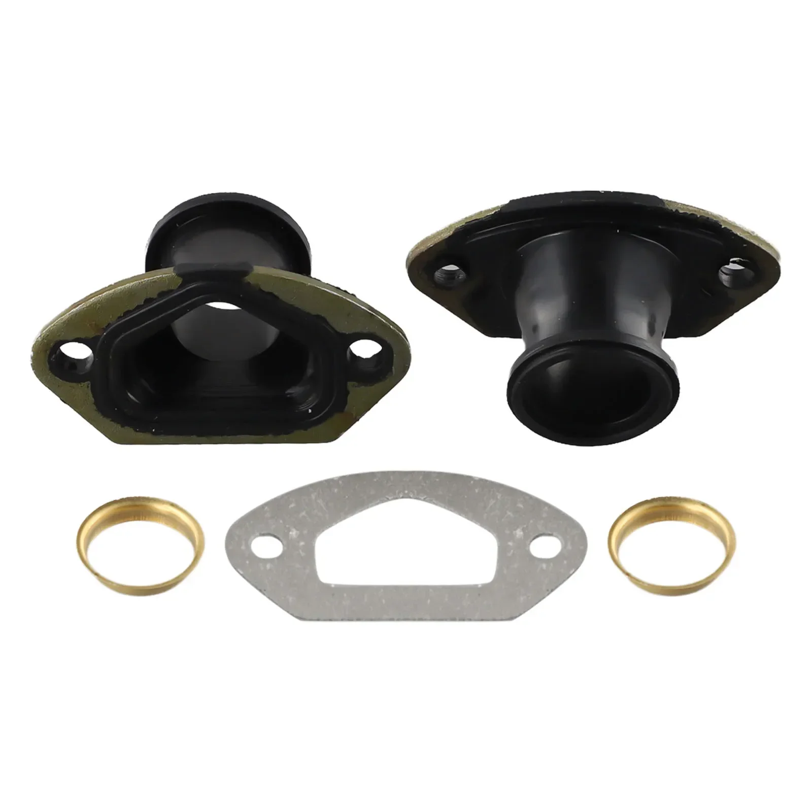 Exhaust Manifolds Brass Rings Gaskets Set Garden Power Tools For 45CC 4500 52CC 5200 58CC 5800 Chainsaw Replacement Parts