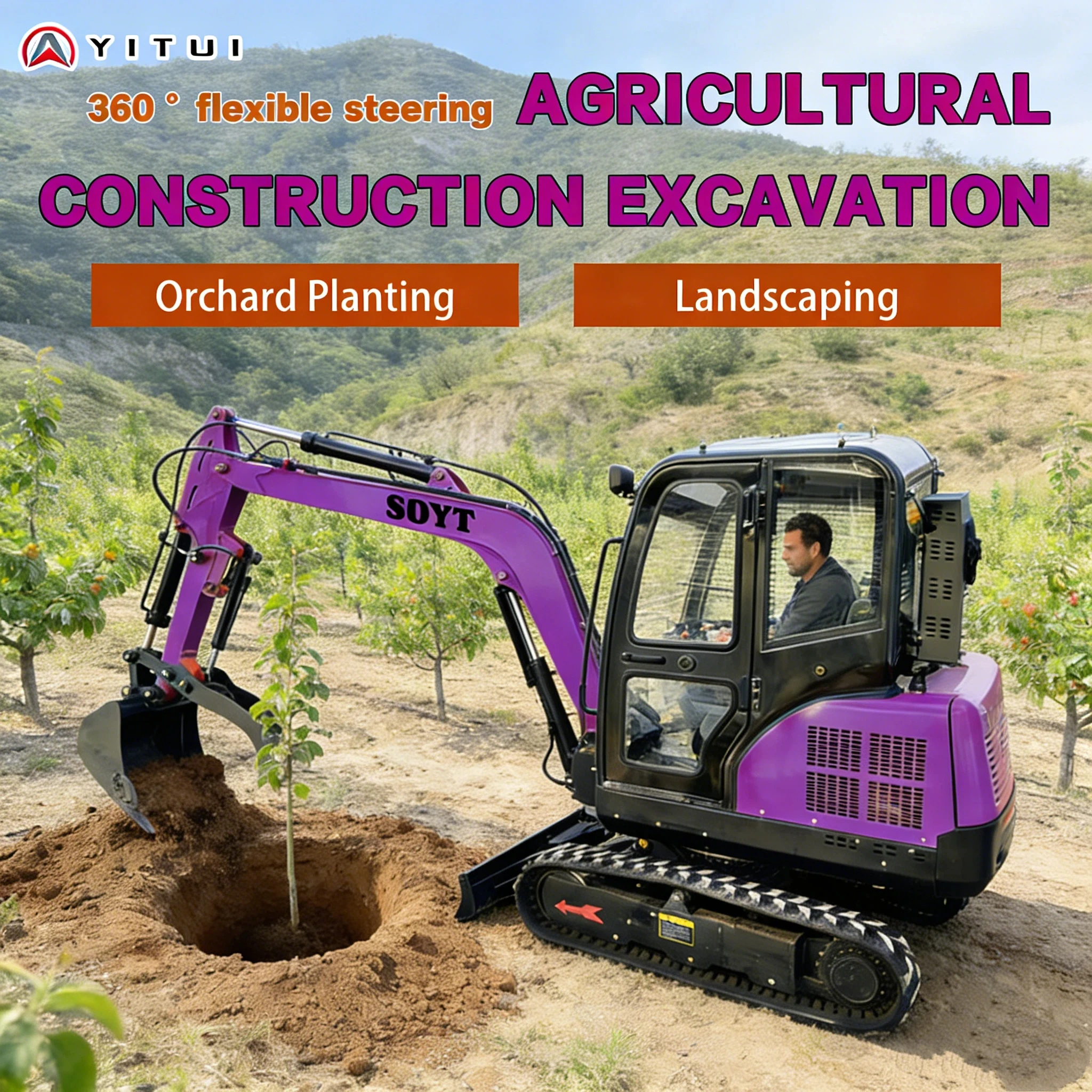 Hot 3.5 Ton Mini Ex…