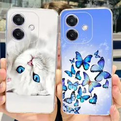 Phone Cases For Oppo A3x Case CPH2681 Soft Slim Funda For Oppo A3 A 3 3x A3x 5G Back Cover Colorful Pattern Coque OppoA3 Bumper