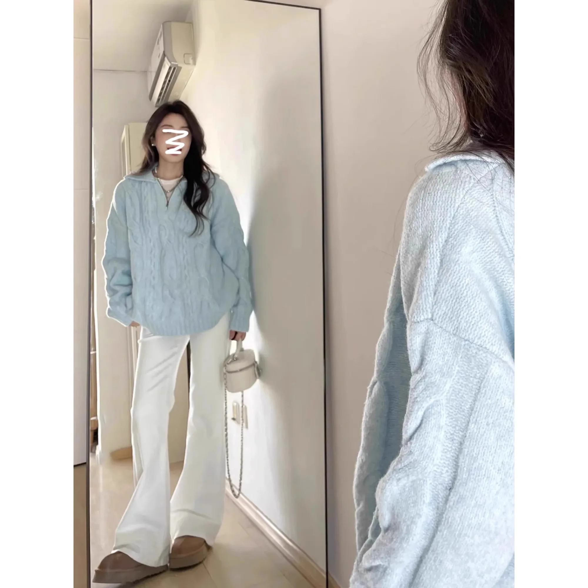 하이웨이스트 벨보텀 청바지 여성용 신축성 슬림핏 롱 코튼 스트레치 데님 봄 패션 바지 플로어 기장