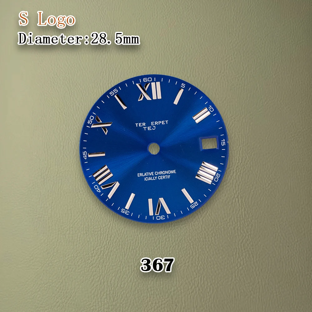 S شعار الطلب 28.5 مللي متر NH35 الطلب روما الهاتفي مناسبة ل NH35/NH36/4R/7S ساعة يد تعمل بالحركة الأوتوماتيكية تعديل الملحقات أدوات