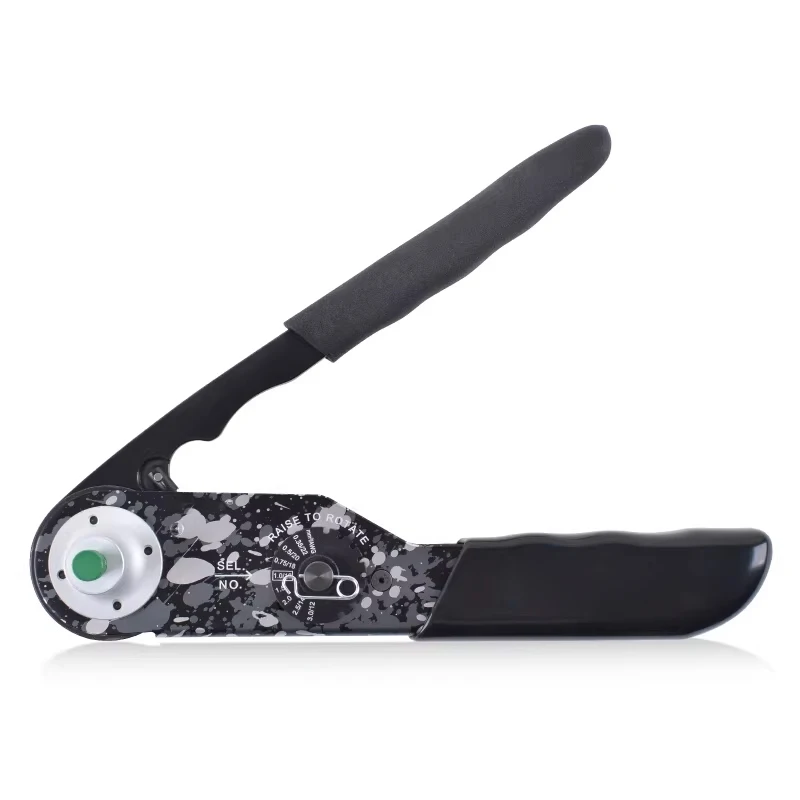 DT2 Cable Crimping Pliers, 4-Core Axis Terminal Crimper Manual Tool for Connectors