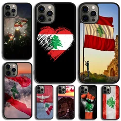 Lebanon Flag Phone Case Cover For iPhone 16 15 14 SE 2020 XR XS 11 12 13 Mini Pro MAX Plus Coque