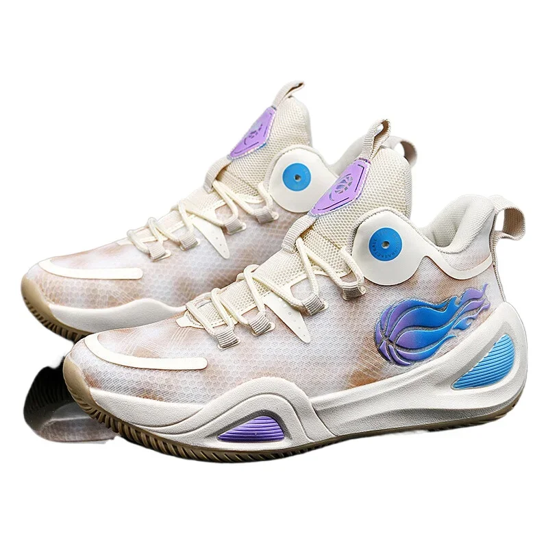 Men's and Women's Basketball Shoes, Running Shoes, Shock-absorbing, Wear-resistant, Breathable, Non-slip Practical Shoes