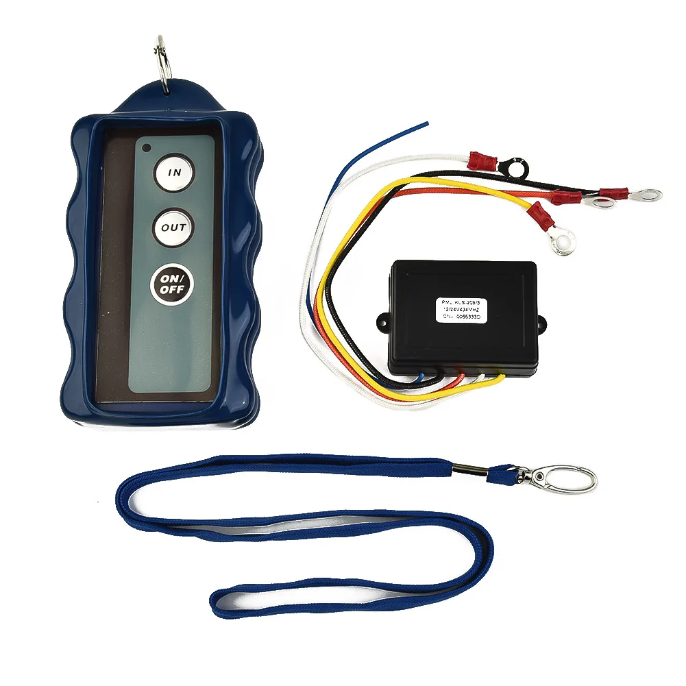 Brand New High Quality Remote control 70 x 45 x 22 mm 6F22 9V Kit Remote Set Winch Wireless 150 x 76 x 32 mm 9-30V Control