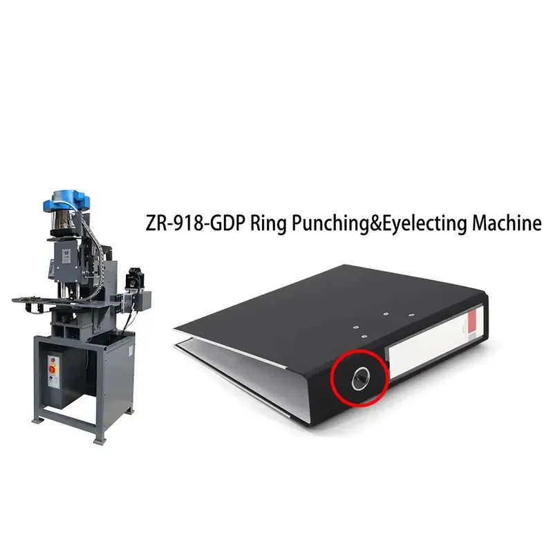 Semi-automatic Folder Machine Four Head Ring Binder Riveting Machine for Lever Arch File Box