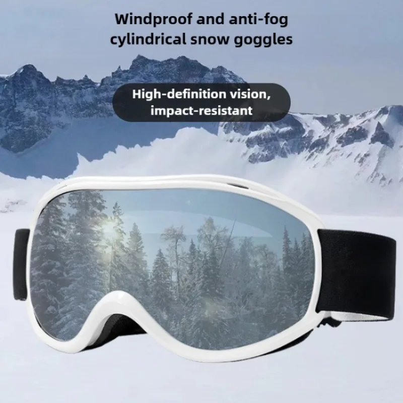 

Double Layer Anti-Fog Skiing Goggles Professional Equipment For Nearsightedness High Definition Breathable Windproof Protective
