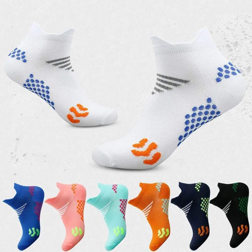 Fitness Riding Sports Socks Fashion Non-slip Casual Cycling Socks Breathable Short Running Socks Men Women