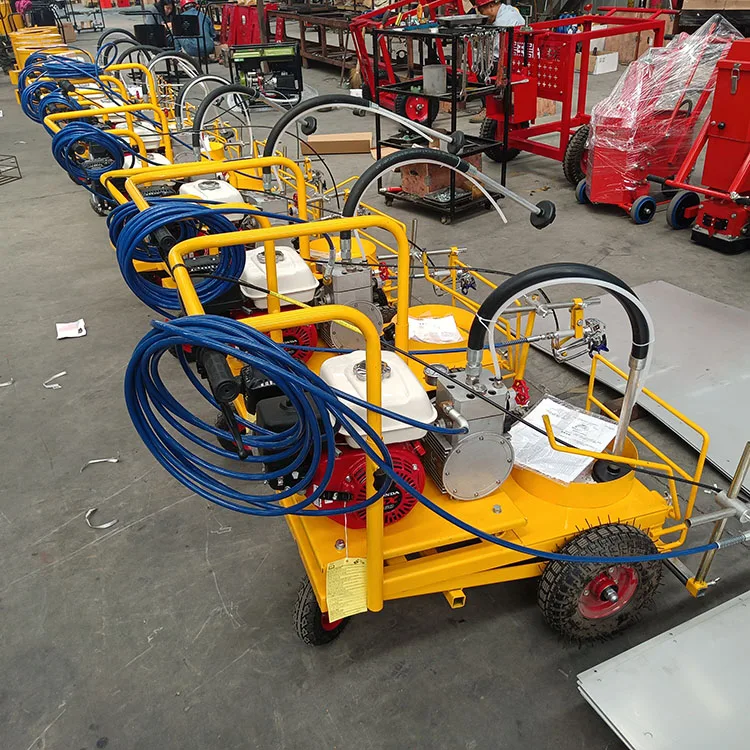 Cold Painting Road Line Marking Machine LS 600 With One Gun For Home Use Line Striping