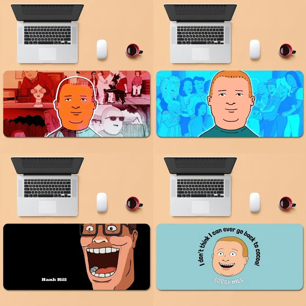 

Cartoon K-King of the H-Hill Bobby Mousepad Office Large Small Computer PC Keyboard Mouse Rubber Game Anti-Slip Mice Mat Big