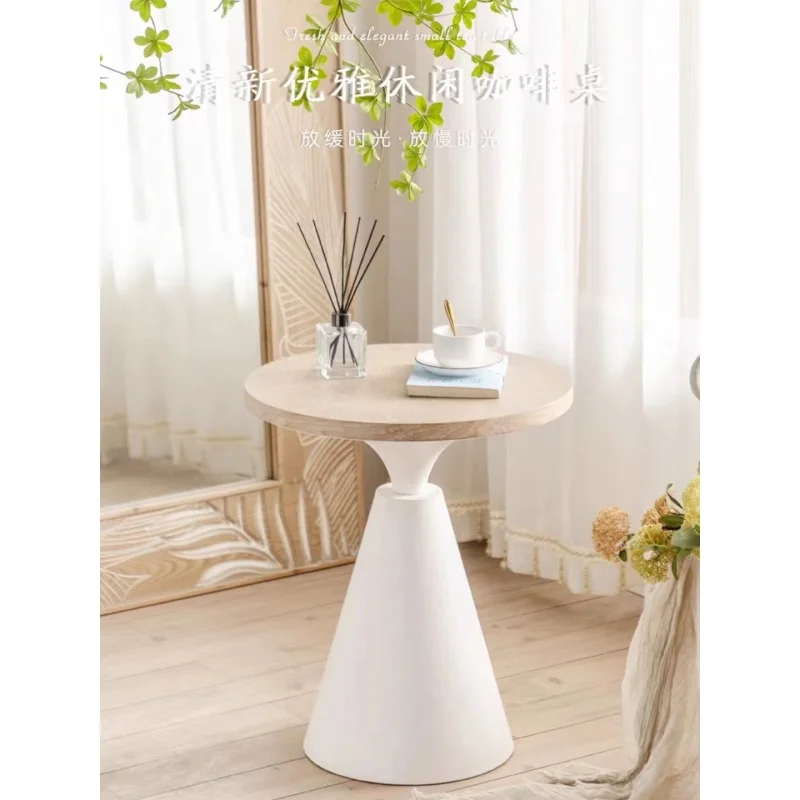 

Coffee Table Homestay Hotel Balcony Small round Table Shop Internet Celebrity Living Room Side Table