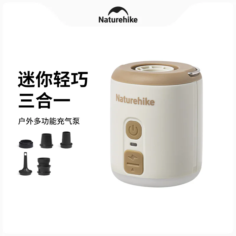 

Naturehike-Mini-Portable Multi-Functional Electric Air Pump, Camping Charging, Pumping Lighting, 3 in 1, CNK2300DQ022