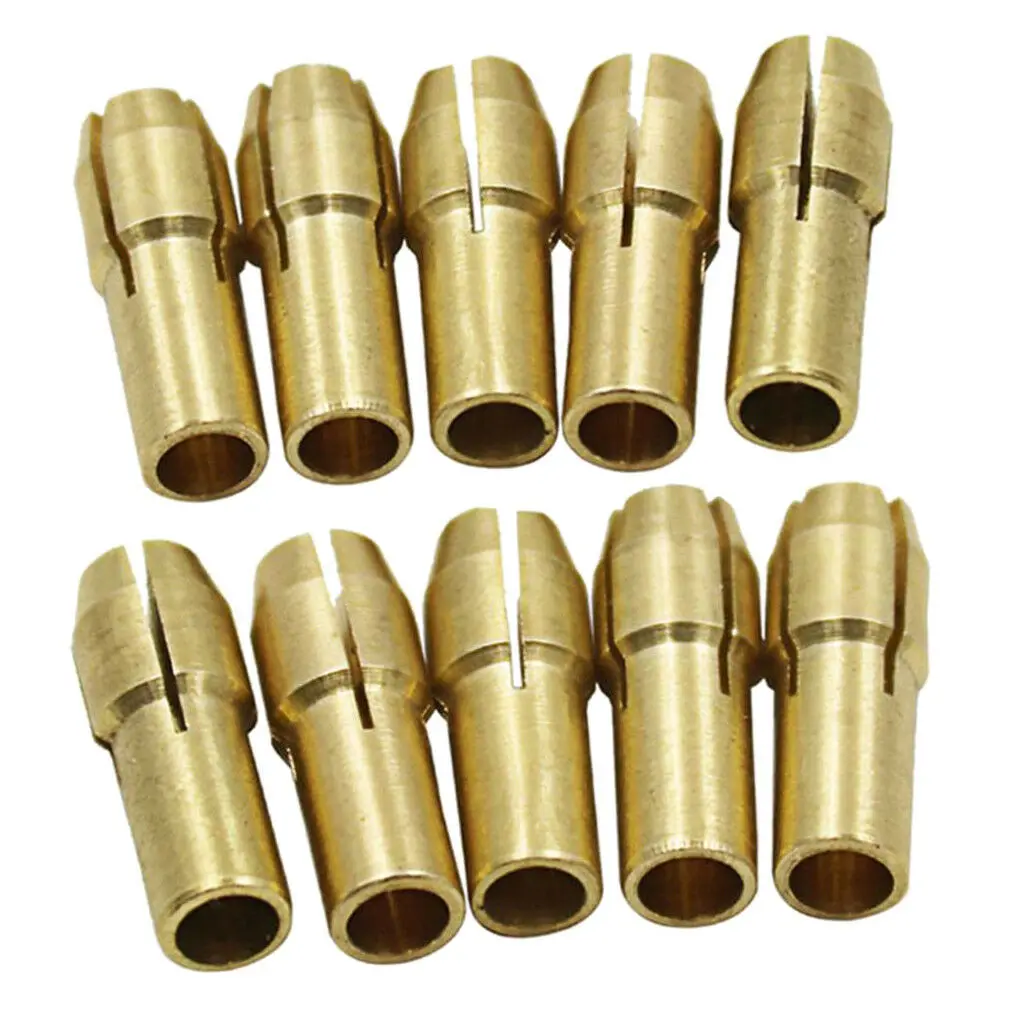 Rotary tool Copper Connector Drill Chuck Converter Drill Bit Collet 10Pcs Electric Grinder 0.5-3.2mm High quality