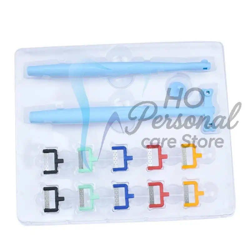 

12Pcs Dental Materials Adjacent Surface Deglazing Polishing Strip Cutting Grinding Strip Gap Saw Set for Restorative Dentistry
