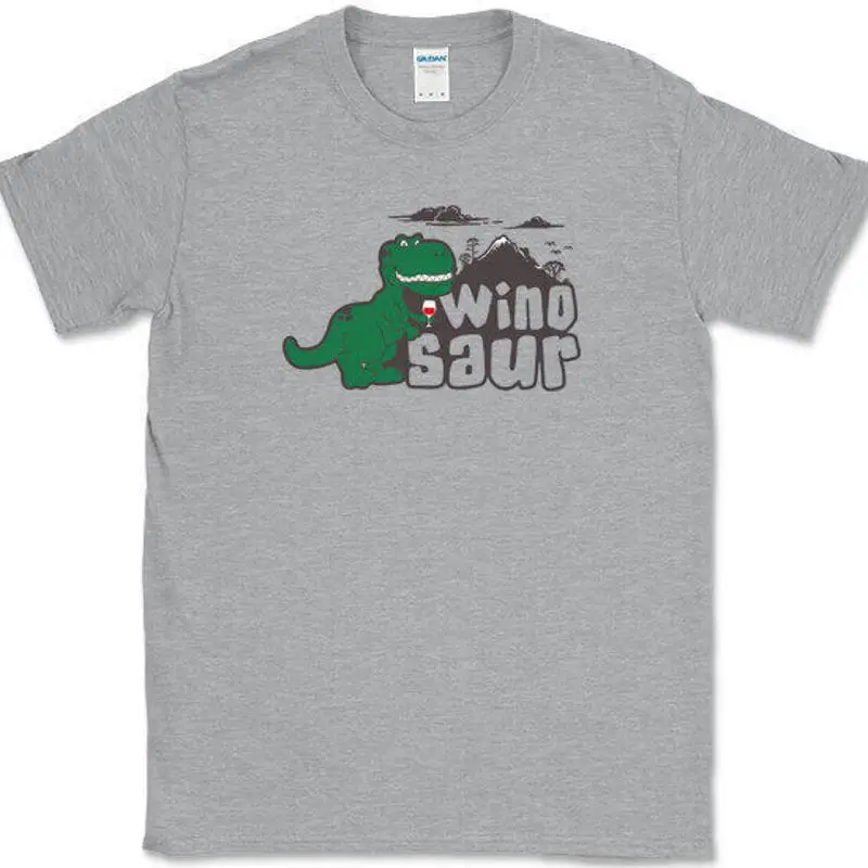 

Winosaur T-Shirt Funny Dinosaur Wine Humor Drinking Gift Joke Tee