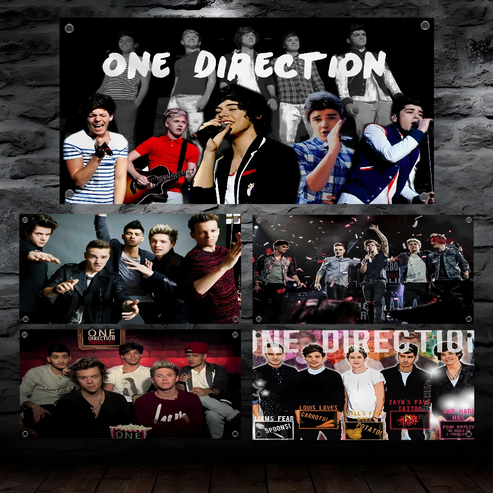 

British Pop Band O-One D-DirectionS Flag Flag Hanging Banner Atmosphere For Dormitory Bedroom Outdoor Living Room Art Decoration
