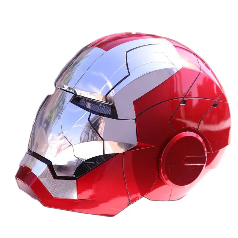 Nouveau AutoKing 1:1 Mk5 Iron Man casque Cosplay commande vocale yeux avec modèle léger jouets pour adulte électrique portable cadeau de noël