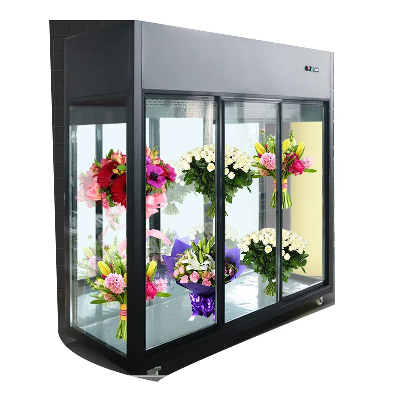 

Commercial Electric Flower Floral Cabinet Freedom Fridge Fish Meat Refrigerator Cabinet Fridge Cooler for Rose