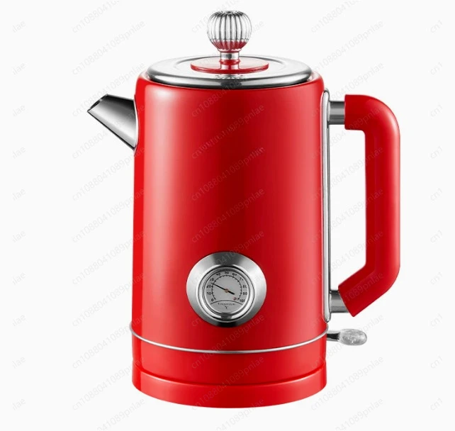 Retro 304 Stainless Steel Electric Kettle, Large-capacity Integrated Thermal Insulation Kettle