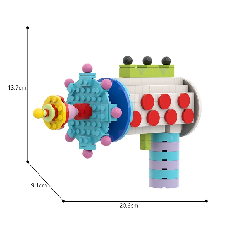 Buildmoc Killer Klowns Spike Shorty Jumbo Joker from Outer Space Candy Ray Gun MOC Building Blocks Toys for Children Kids Gifts