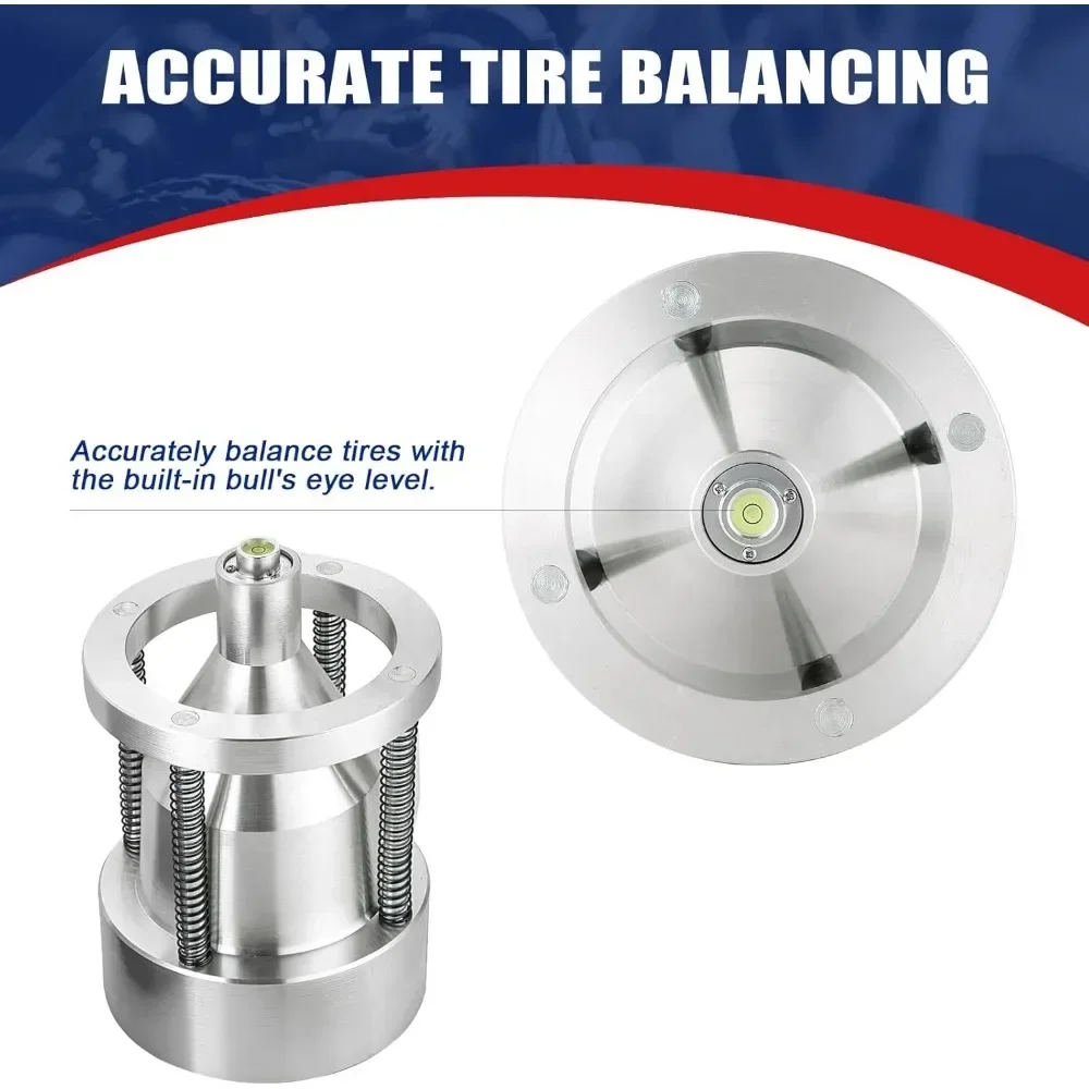 recommend.Tire Balancing for Cars & Trucks,NEW Portable Bubble Wheel Balancer, Heavy Duty Wheel Balancer with Bubble Level image 5