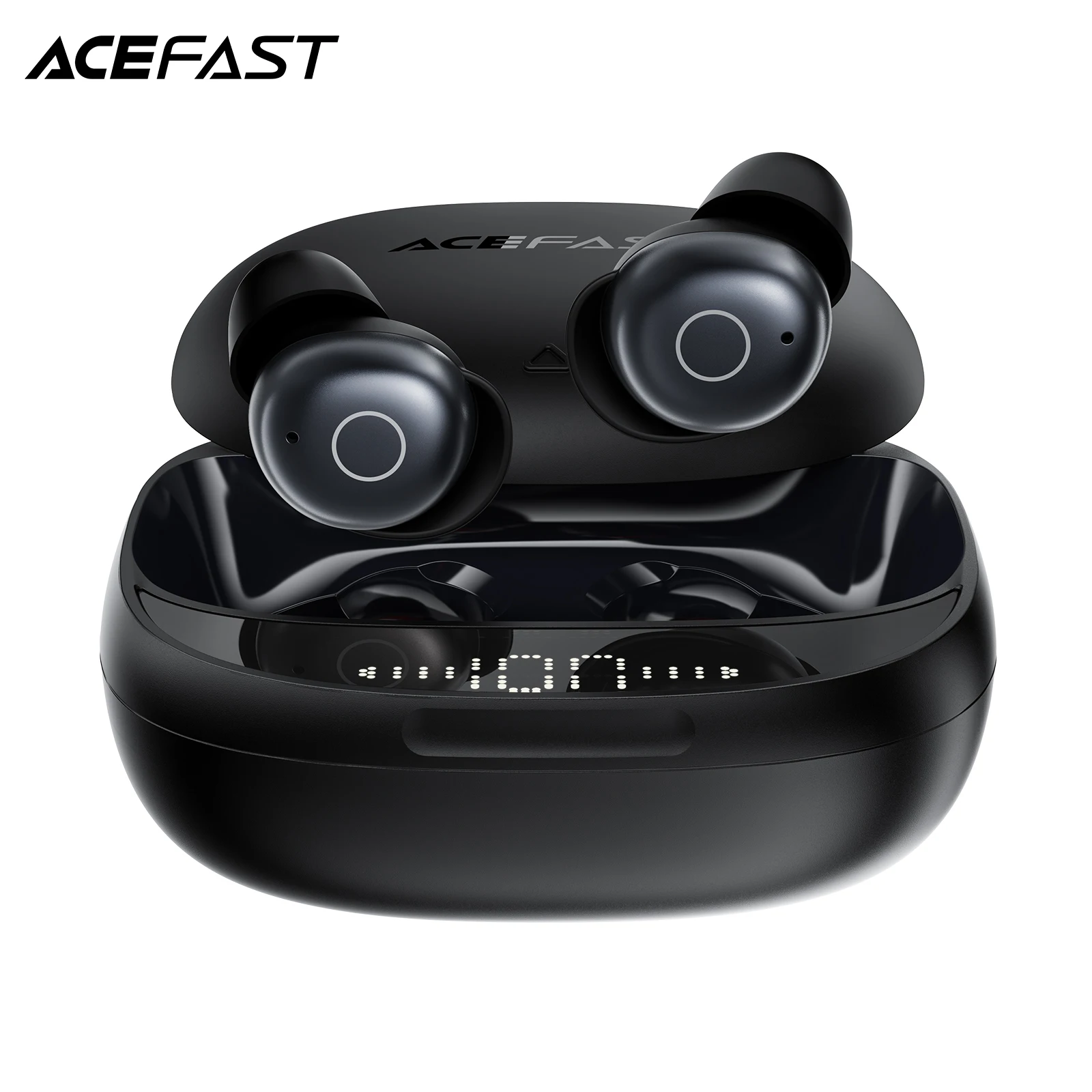 ACEFAST In Ear Sleeping Bluetooth 6.0 Earphones ANC 20dB Noise Reduction Music Earbuds App Control Lightweight Sleep Headphones