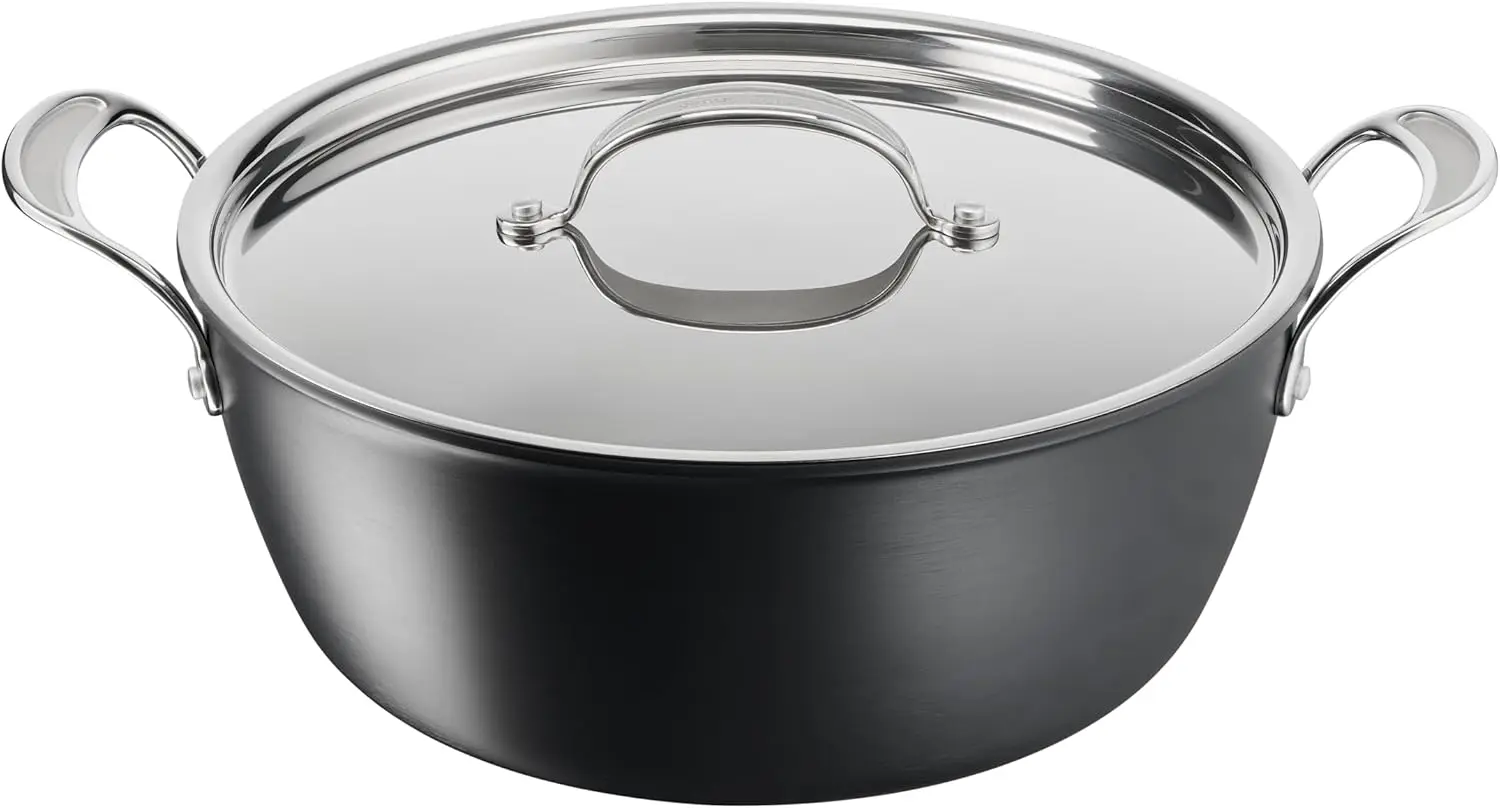 

Tefal Jamie Oliver, сковорода Big Batch 30 см, с антипригарным покрытием, безопасная для духовки, индукционная, с твердым анодированием, H9125444