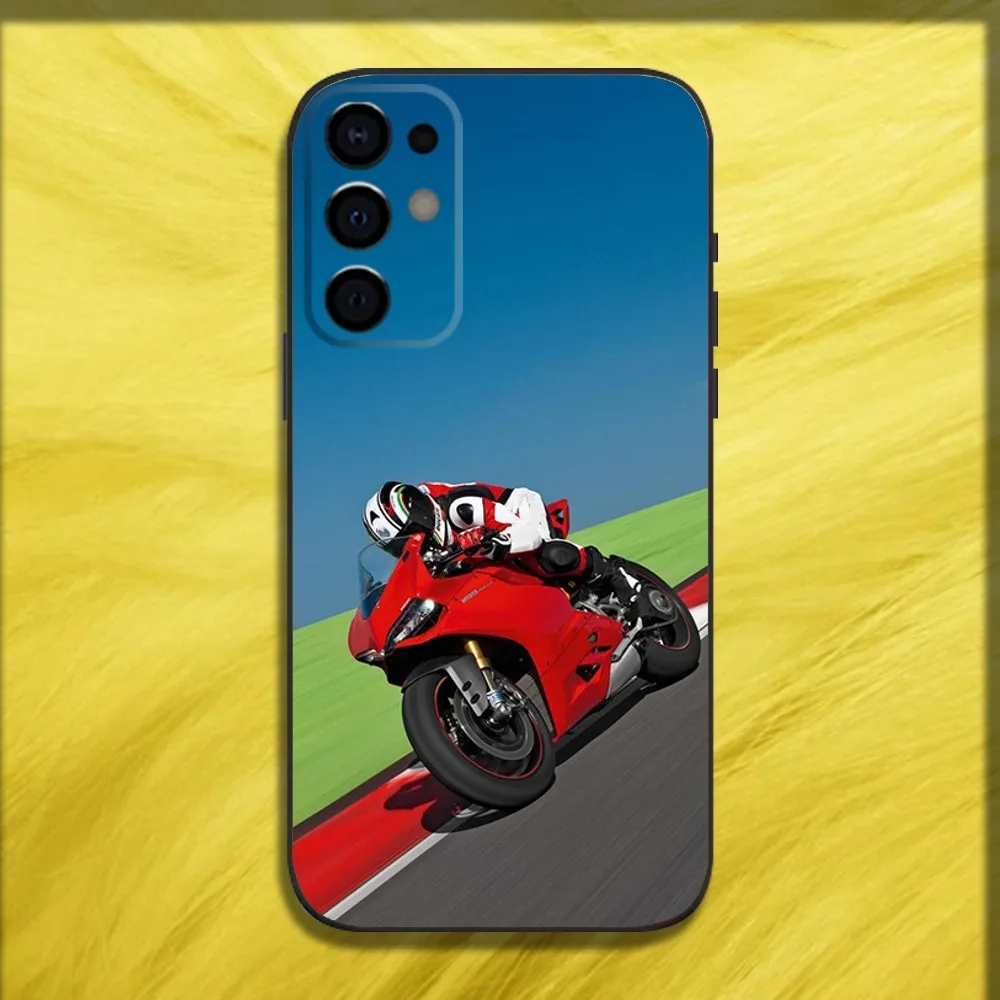 Motorcycle D-Ducaties Bike Phone Case For Samsung S24,S21,S22,S23,S30,Ultra,S20,Plus,Fe,Lite,Note,10,9,5G Black Soft Cover