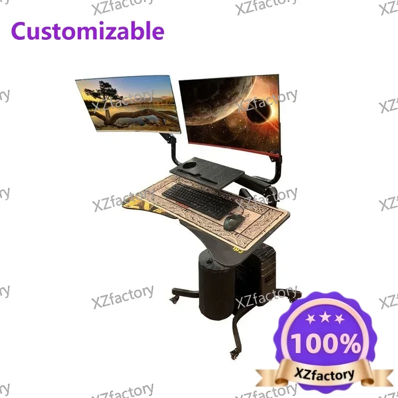 Factory Direct 2026 Top RatedComputer desk suspension bracket lazy lying down playing lifting rotating folding e-sports warehous