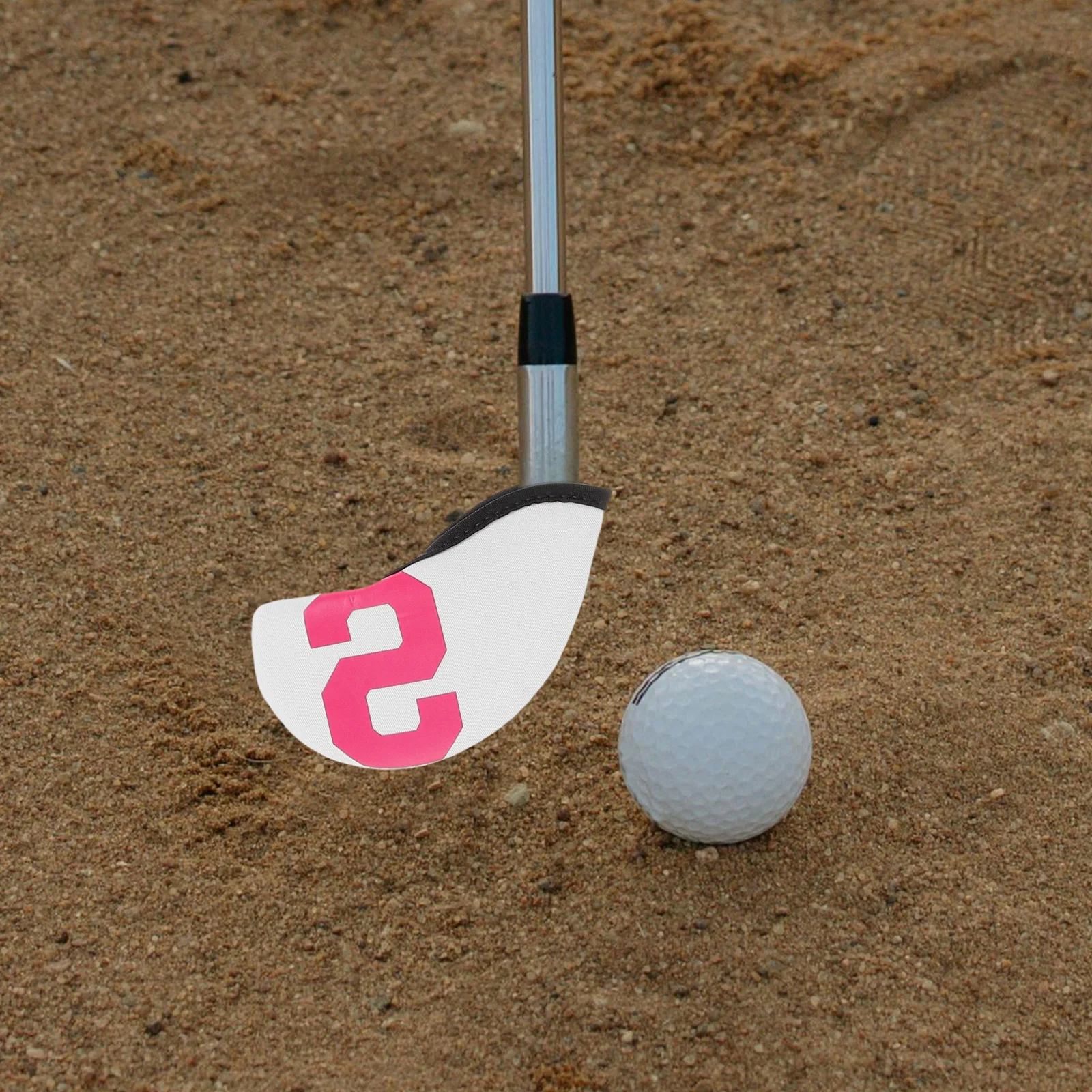 

10Pcs Golf Club Head Covers Neoprene Numbered Iron Covers Portable Protection Sleeve for Golf Irons Iron Head Cover