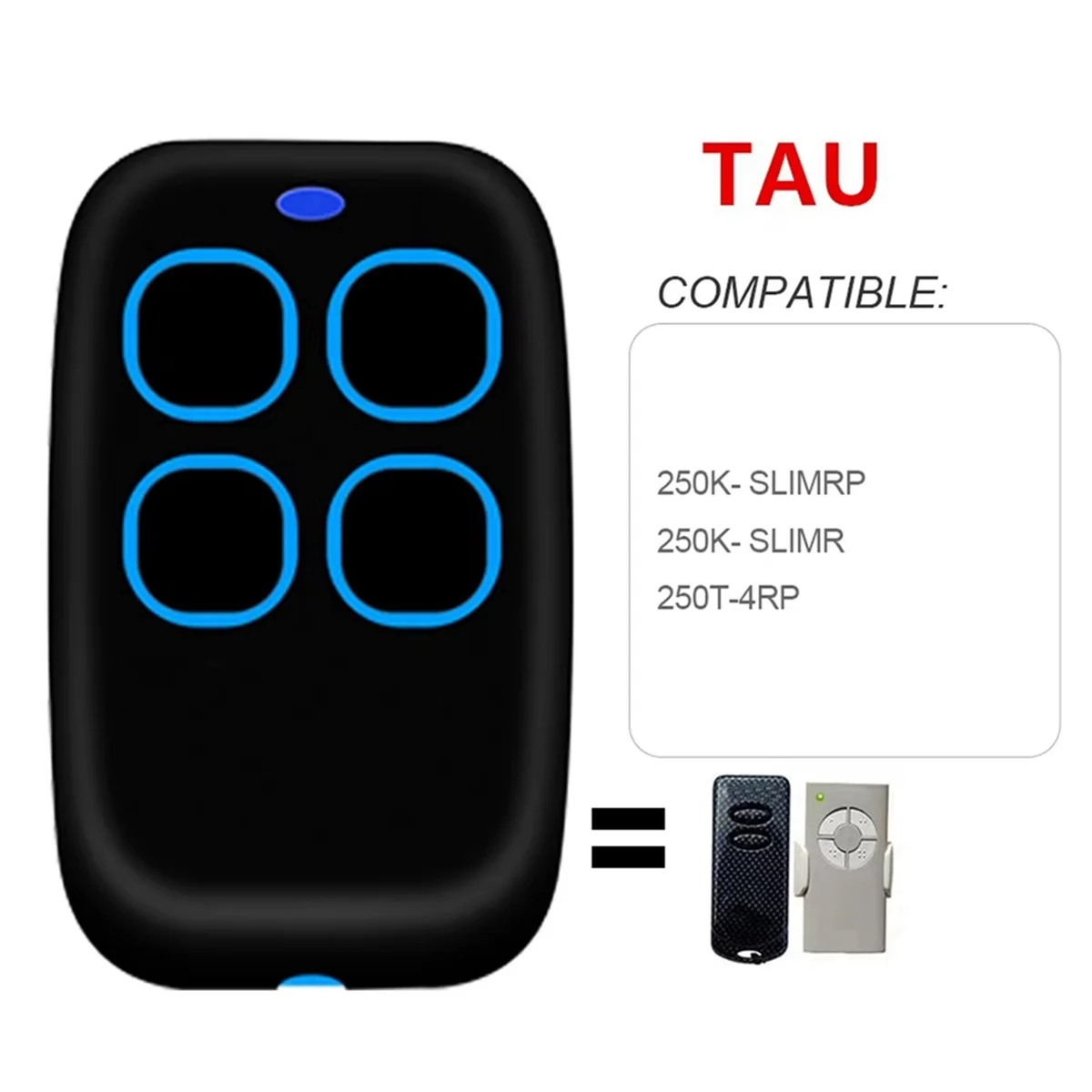 QA88X 250T-4RP 250K-SLIMR 250K-SLIMRP ガレージドアリモコン 433.92mhz ローリングコードクローンレプリケーターコマンドドアオープナー