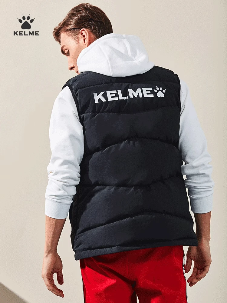 KELME sports down vest man winter training vest vest official flagship warm waistcoat coat