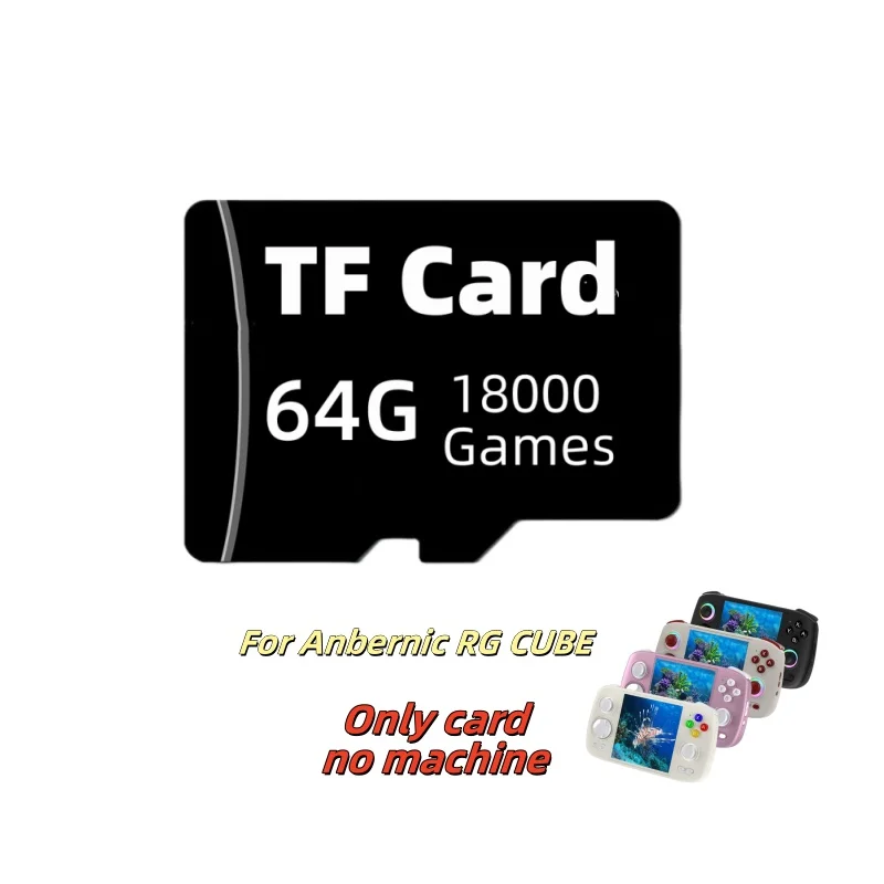 Game Card For Anbernic RG CUBE TF Card Memory Card Retro Games PS2 PSP PS1 3DS Android Handheld Gaming Console Gaming 512G Gift