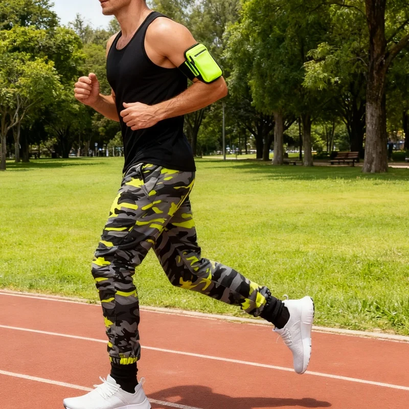 

2026 New Fashion Graffiti Printed Sweatpants Men's Large Size Loose Casual Pocket Drawstring Sweatpants Winter Thick Warm Pants