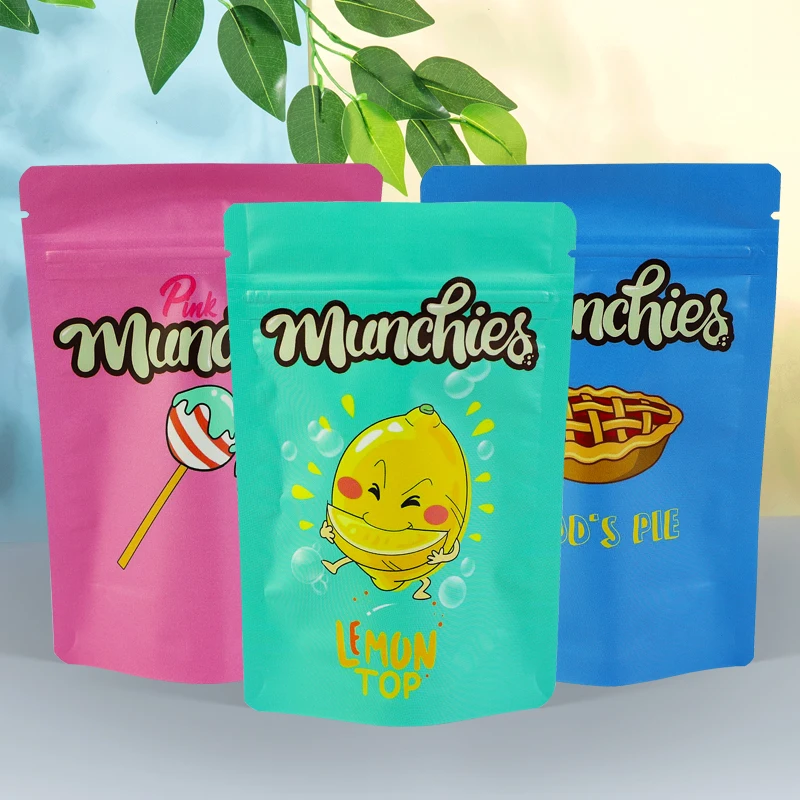 50Pcs/Lot Custom Printed With LOGO Resealable Mylar Bags Stand Up Ziplock Packaging Pouch