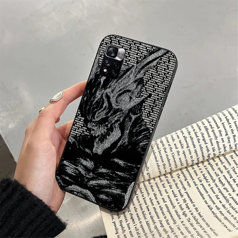 حافظة هاتف Berserk Guts لهاتف Xiaomi Redmi note 13 12 Pro 11S 11 10 Pro 10S 12S Redmi 10 9C 13C #5