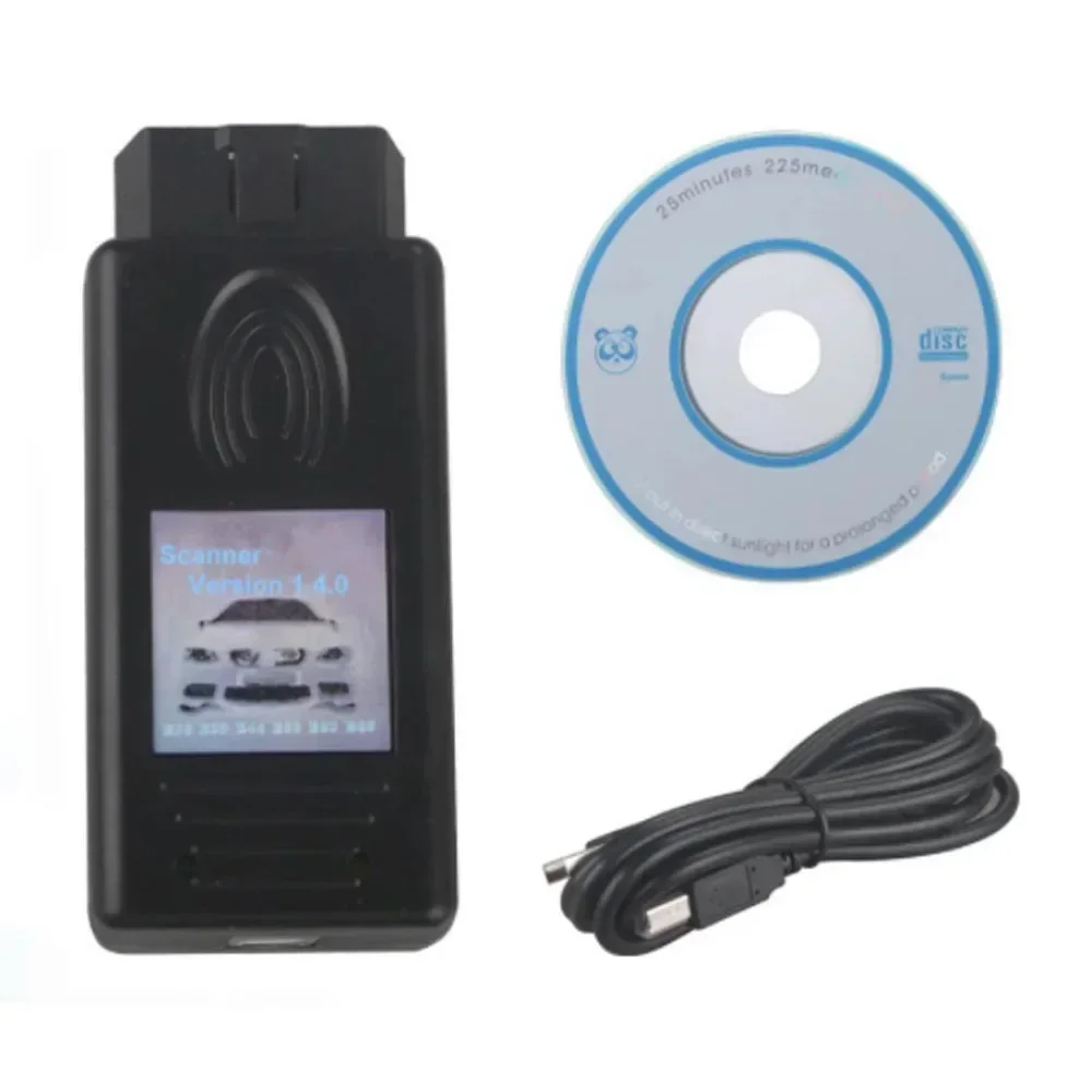 New For BMW Scanner 1.4.0 FTDI Chip OBD OBDII USB Diagnostic Interface Multi-Function Unlock Version Version 1 4 0