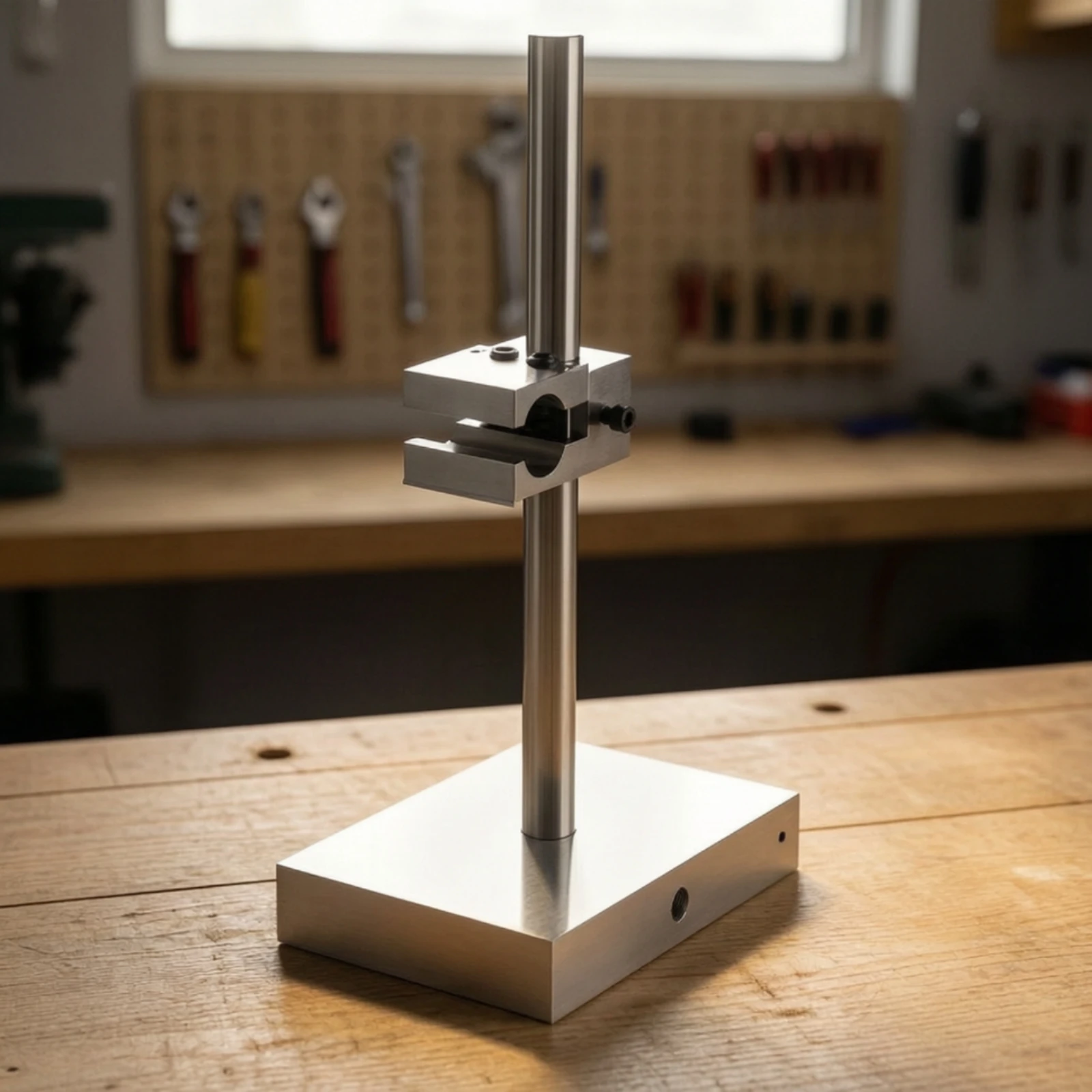 Jewelry Polishing Machine Support Stand Compact Bench Top Polishing Tool Holder for Small-Scale Makers, Work Benches