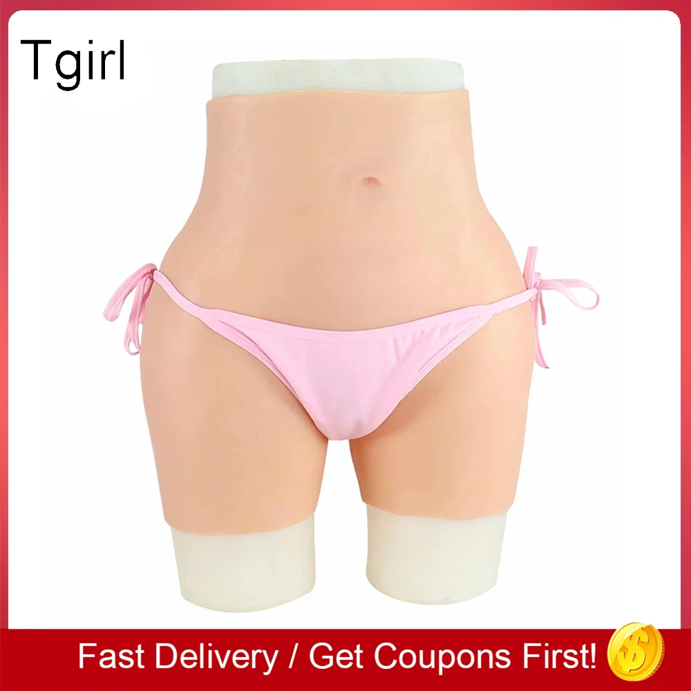 Tgirl Silicone Pants Realistic Vagina Shemale Buttock Butt Shaper Shorts Padded Push Up Hip Enhance Underwear for Cosplay