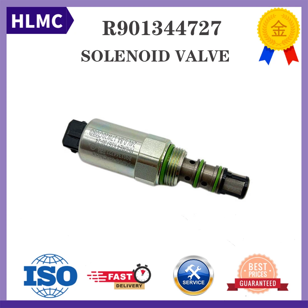 

R901344727 MHDRE4 K16/30-24 24V 0.8A 17W20 7080 SOLENOID VALVE Excavator Parts