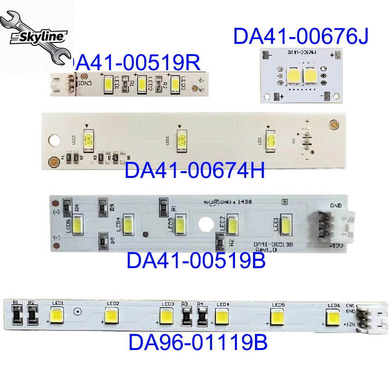 Полоса света холодильника DA41-00519B DA41-00519R DA41-00674H DA41-00676J DA96-01119B Для осветительной панели холодильников