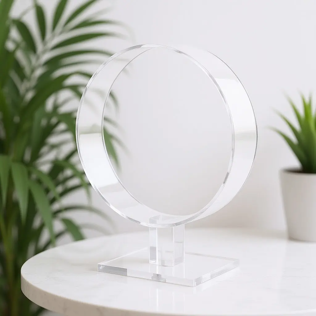 

Круглая акриловая подставка-держатель для ободков и заколок, органайзер для хранения головных уборов, модный аксессуар для женщин