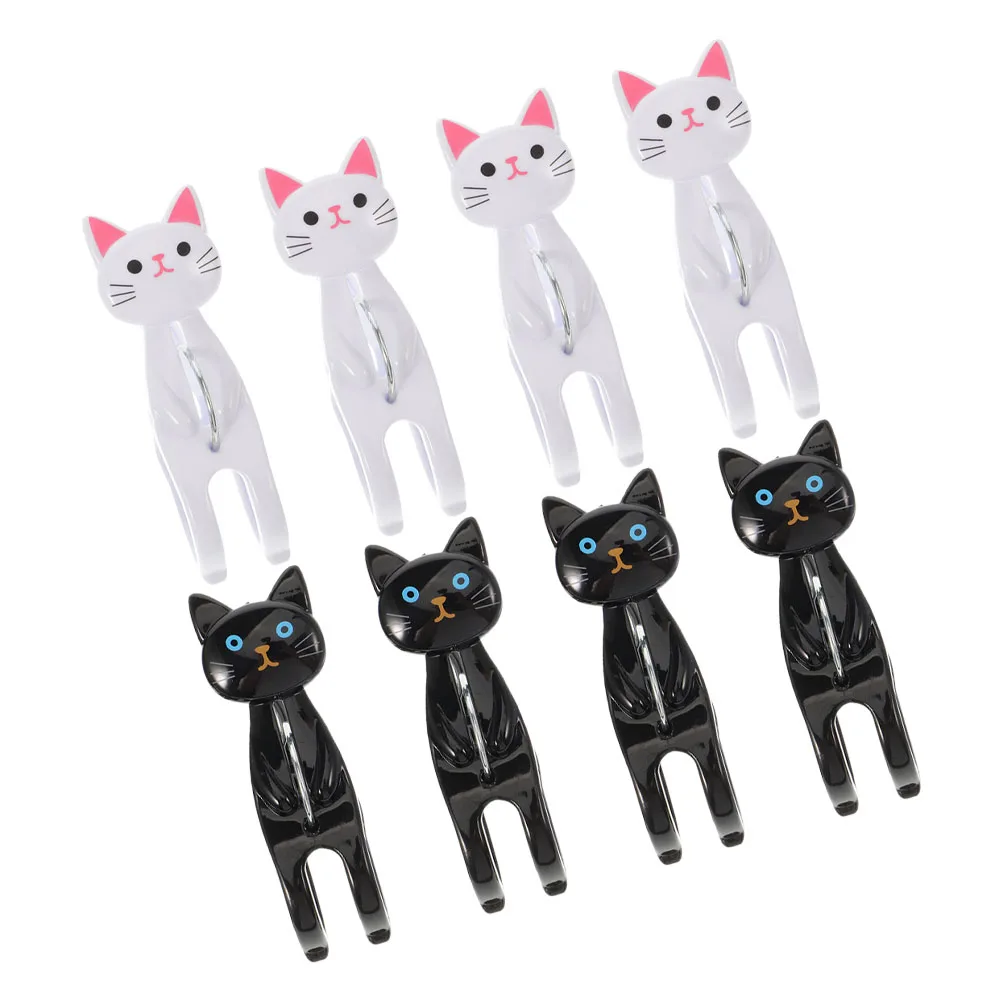 

8 Pcs Beach Towel Clips Cartoon Cat Design Windproof Nonslip Kids Bed Sheet Quilt Clothes Pegs Camping Holiday Sand Toys
