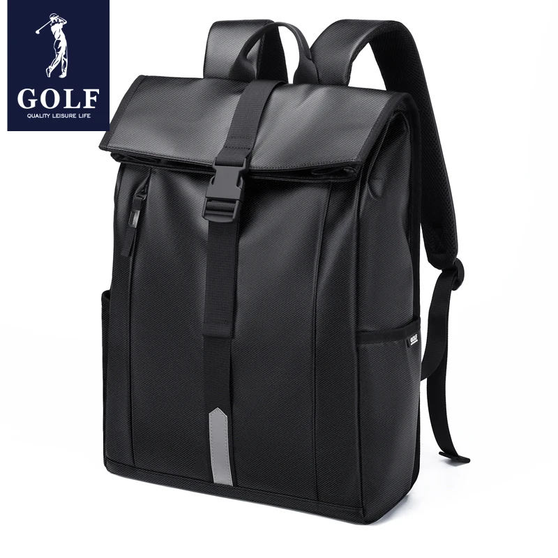 GOLF Stylish Backpack For Men 17.3 Inch Laptop Backpack Expandable Travel Waterproof Backpacks Man Oxford Original Brands Bags