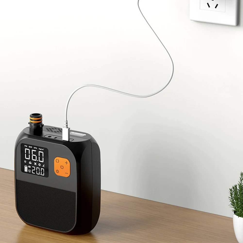 Przenośna Elektryczna Pompka Powietrza 80W Pompka do Desek SUP Akumulatorowa Bateria 8000mAh Pompka do Desek Surfingowych Łodzi Kajaków