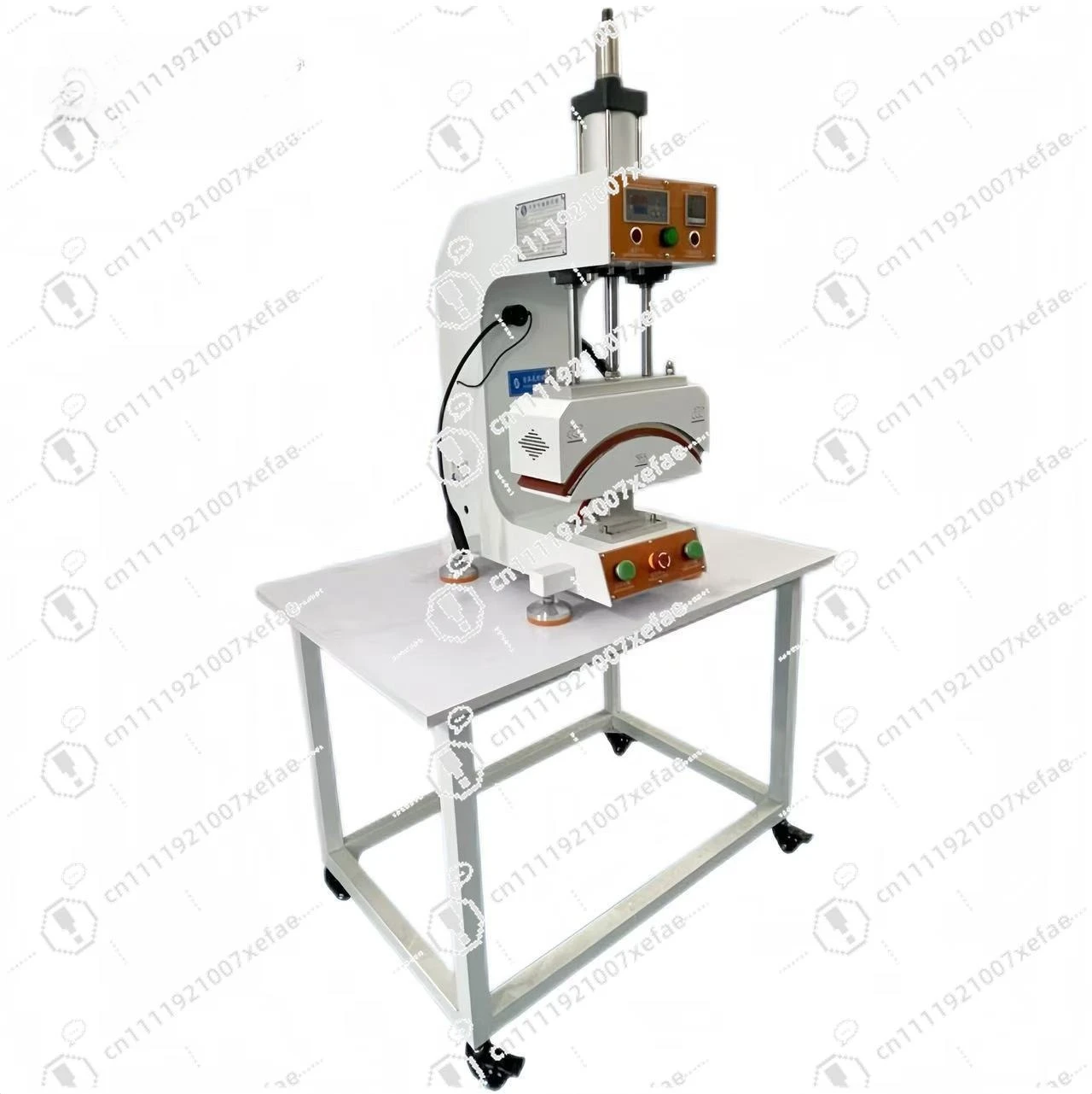 JY-616-350 Industrial Garment Press Bending Shaped Heat Transfer Bonding Curing Machine Garment
