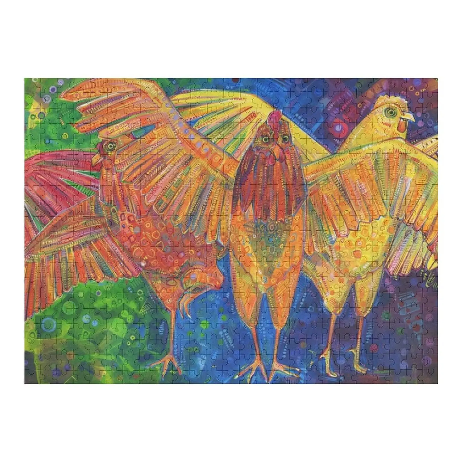 

Chicken Confidence - 2016 Jigsaw Puzzle Christmas Toys Wood Photo Personalized Personalized Gift Married Puzzle