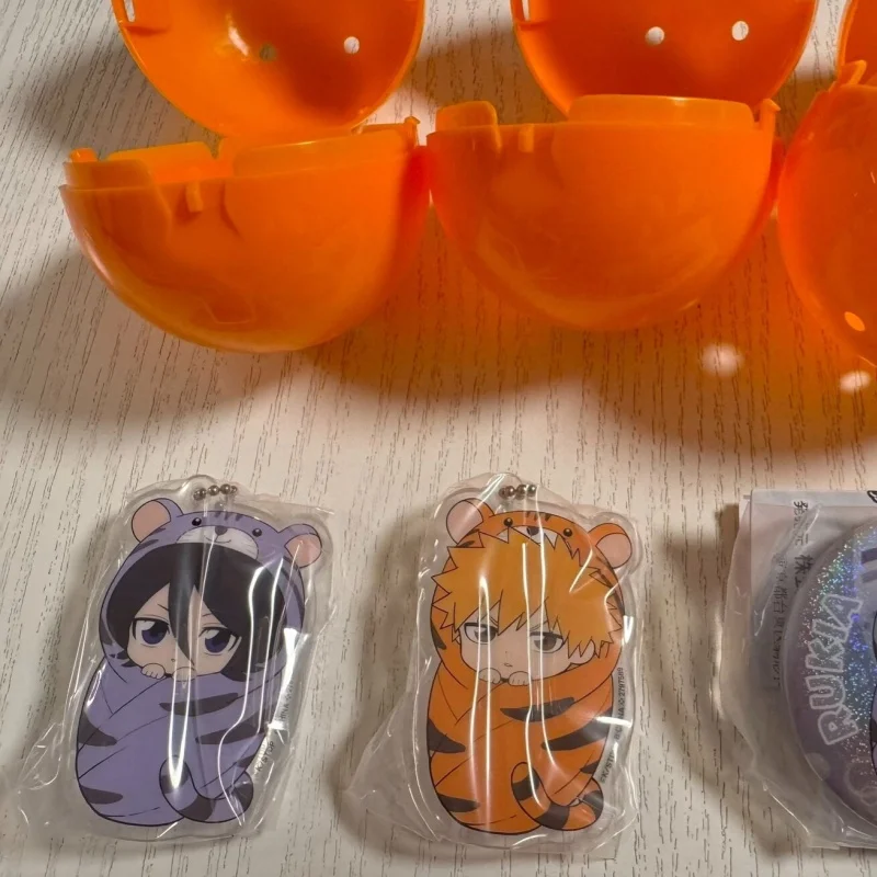 Hot Bleach ‌Sleep Swaddle Baby Gacha Gashapon Ichigo Kurosaki Byakuya Kuchiki Keychain Toys Collectible Figurine Ornament Gift view 2