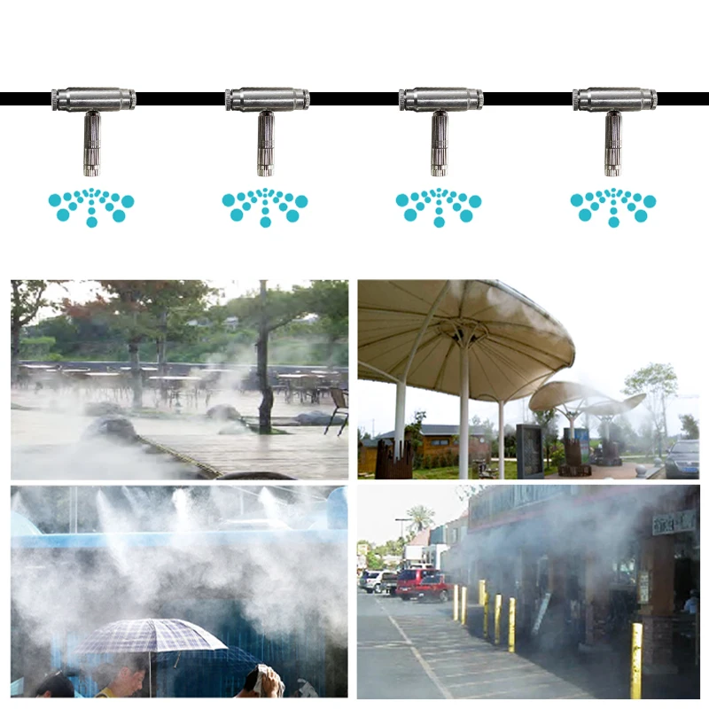 550W 2L/min Water Fog Mist Machine SS Cover With Digital Timer For Garden Water Misting System Fogging Machine For Mosquito