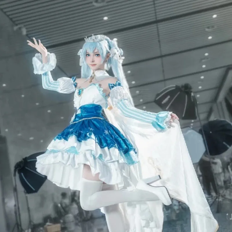 2025 yiyi 2019 سنو ميكو تأثيري حلي شعر مستعار لطيف كاواي لوليتا فستان مجموعة كاملة أنيمي الزي النساء الفتيات هالوين حفلة عيد الميلاد